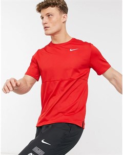 Красная футболка Breathe Run Nike running