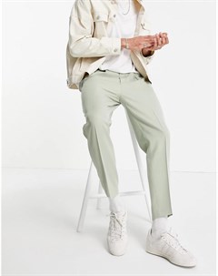 Мятно зеленые строгие брюки Asos design