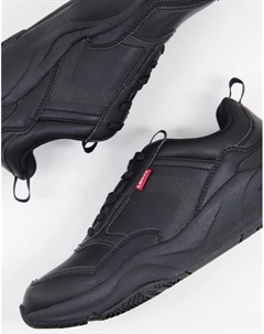 Черные кроссовки на массивной подошве Eastman Levi's®