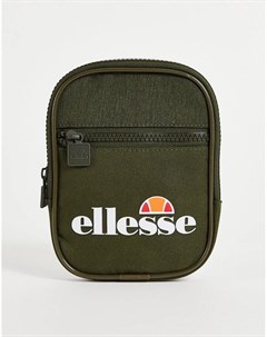 Сумка для полетов цвета хаки с большим логотипом Ellesse