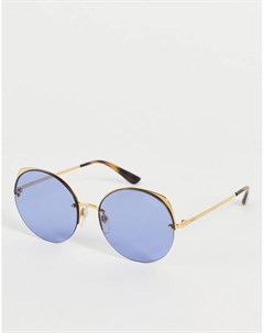 Круглые солнцезащитные oversize очки Vogue