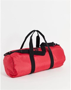 Красная спортивная сумка цилиндр из нейлона с ремешком на плечо объемом 37 литров Asos design
