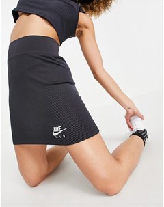 Черная юбка в рубчик Air Nike