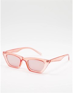 Солнцезащитные очки кошачий глаз в розовой оправе Liars & lovers