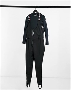 Горнолыжные брюки комбинезон черного цвета Amity 8K 8K Surfanic