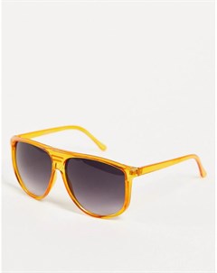 Солнцезащитные очки в оранжевой оправе Sandy Jeepers peepers