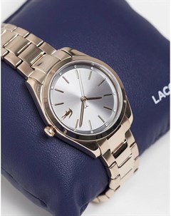 Женские золотистые часы браслет 2001177 Lacoste
