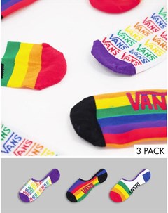 Набор из 3 пар носков разных цветов Rainbow Canoodles Vans