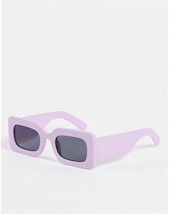 Женские квадратные солнцезащитные очки в сиреневой оправе Jeepers peepers