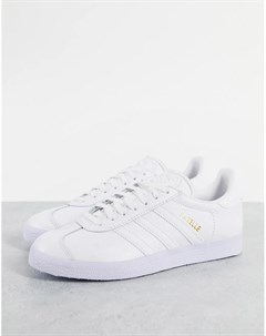 Белые кроссовки Gazelle Adidas originals