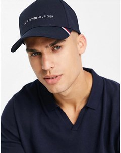 Синяя кепка с логотипом Uptown Tommy hilfiger