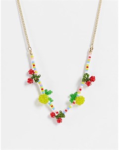 Ожерелье с разноцветными фруктами Reverie Monki