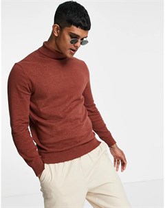 Водолазка имбирного цвета Burton menswear