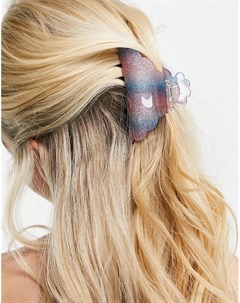 Разноцветная заколка крабик для волос Mai Monki