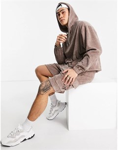 Махровые меланжевые шорты в стиле oversized от комплекта Asos design