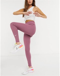 Розовато лиловые леггинсы One Nike training