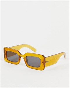 Прямоугольные солнцезащитные очки цвета хаки & other stories