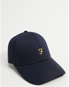 Темно синяя кепка с логотипом Farah