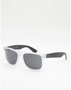 Солнцезащитные очки в прозрачной прямоугольной оправе в стиле унисекс Justin 0RB4165 Ray-ban®