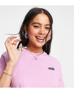 Розовая футболка с логотипом на груди слева эксклюзивно для ASOS Vans