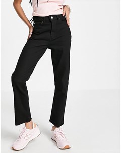 Черные прямые джинсы в винтажном стиле Fran Brave soul