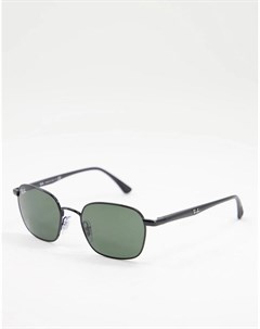 Солнцезащитные очки в черной прямоугольной оправе в стиле унисекс 0RB3664 Ray-ban®
