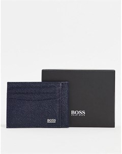 Темно синий кошелек для пластиковых карт BOSS Boss by hugo boss