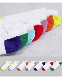 Набор из 7 пар летних спортивных носков базовых цветов Asos design