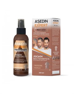 Лосьон восстановитель естественного цвета волос Прополис для мужчин Asedin expert (россия)