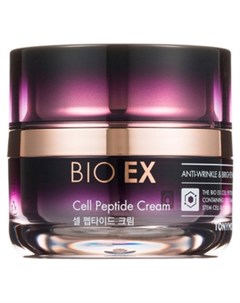 Крем Bio EX Cell Peptide Cream Антивозрастной для Лица с Пептидами 60 мл Tony moly
