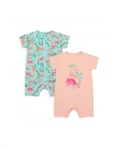 Песочники Динозаврики 2 шт розовый голубой Mothercare