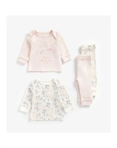 Пижамы Любимая мамочка 2 шт розовый белый Mothercare