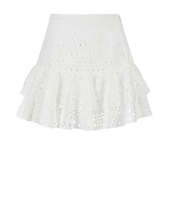 Белая юбка с воланами Charo ruiz
