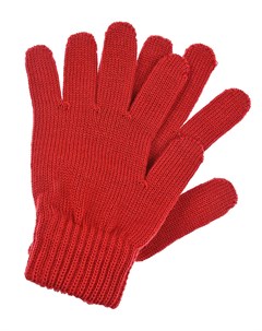 Красные шерстяные перчатки Catya
