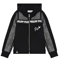 Черная спортивная куртка с капюшоном Philipp plein