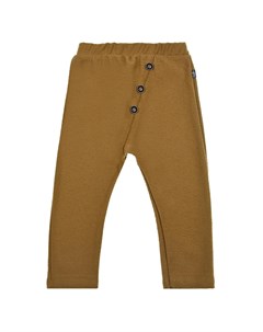 Хлопковые брюки горчичного цвета Sanetta pure