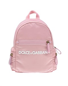 Розовый рюкзак с логотипом 34x30x11 см Dolce&gabbana
