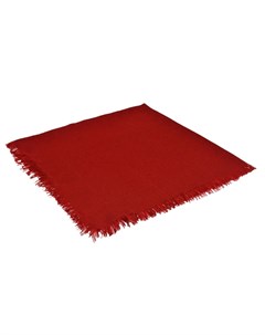Красный платок из шерсти с бахромой детский Gucci