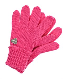 Розовые шерстяные перчатки Il trenino