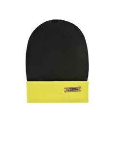 Шерстяная шапка с желтым отворотом Il trenino