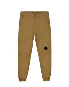 Бежевые спортивные брюки с карманом карго C.p. company