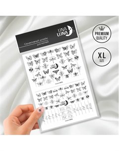 Слайдер дизайн для ногтей Insects N721 Una luna