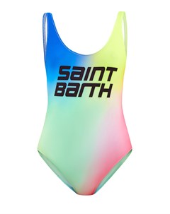 Слитный купальный костюм с градиентным принтом Mc2 saint barth