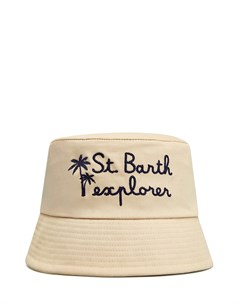 Шляпа из денима с вышитым объемным принтом Mc2 saint barth