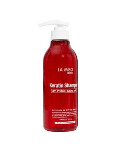 Укрепляющий шампунь с кератином keratin shampoo La miso