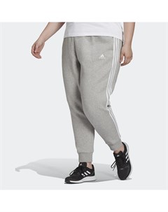 Флисовые брюки Essentials 3 Stripes Plus Size Sportswear Adidas