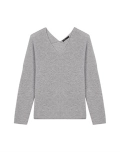 Серый пуловер из кашемира Maje
