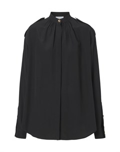 Черная блузка из шелка Burberry