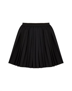 Черная плиссированная юбка мини Balenciaga