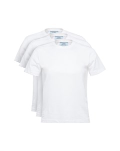 Набор из трех белых футболок Prada